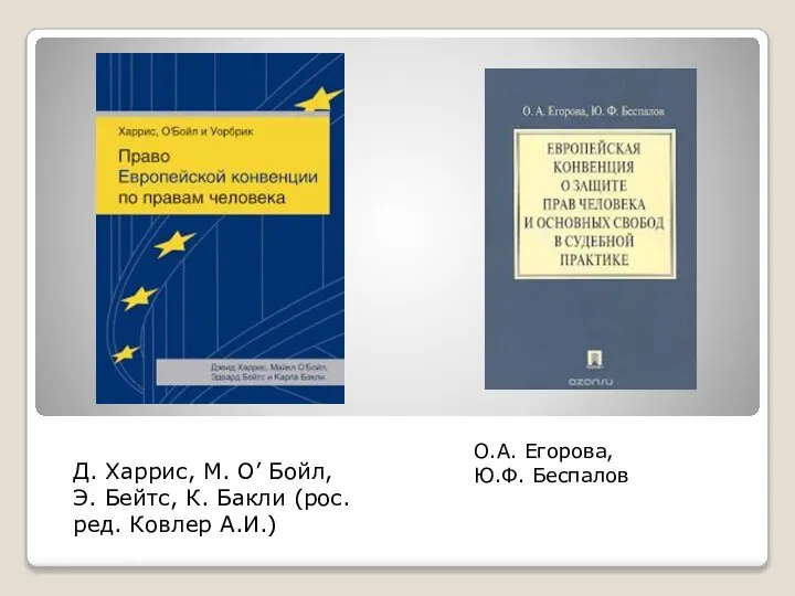 Д. Харрис, М. О’ Бойл, Э. Бейтс, К. Бакли (рос. ред. Ковлер