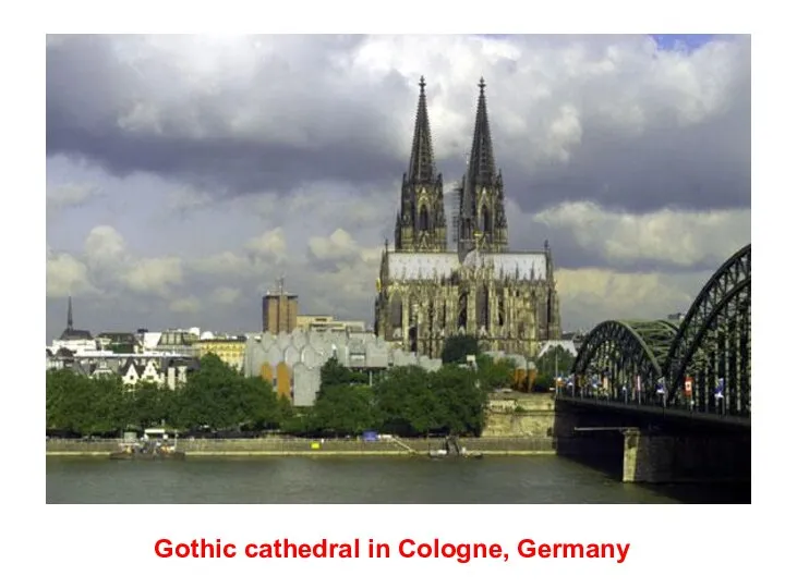 Gothic cathedral in Cologne, Germany