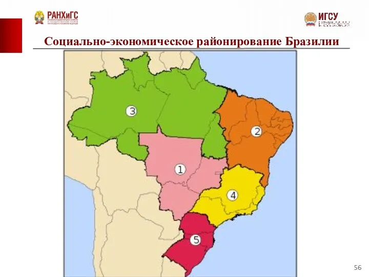 Социально-экономическое районирование Бразилии