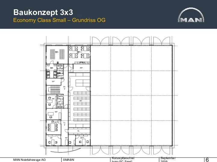 Baukonzept 3x3 Economy Class Small – Grundriss OG