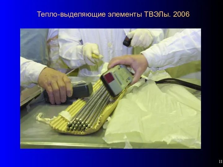 Тепло-выделяющие элементы ТВЭЛы. 2006