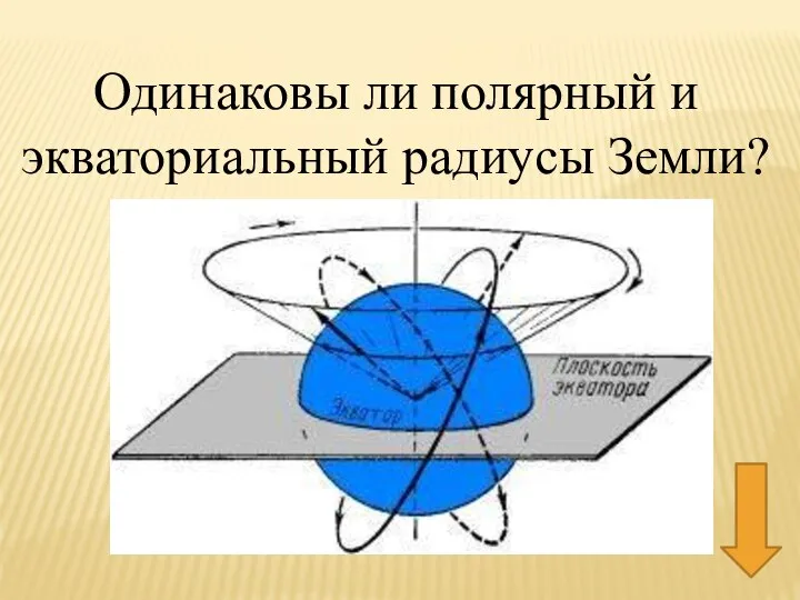 Одинаковы ли полярный и экваториальный радиусы Земли?