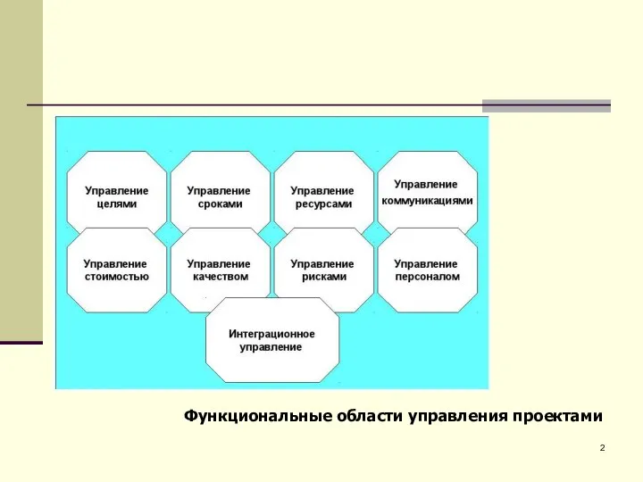 Функциональные области управления проектами