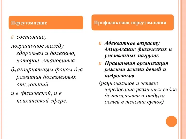 состояние, пограничное между здоровьем и болезнью, которое становится благоприятным фоном для развития