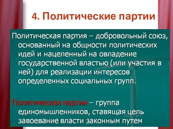 4. Политические партии