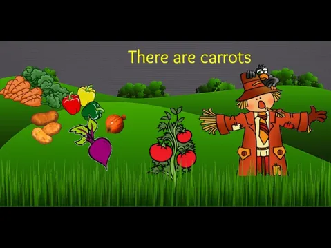 There are carrots