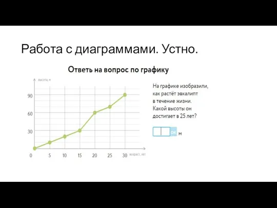 Работа с диаграммами. Устно.