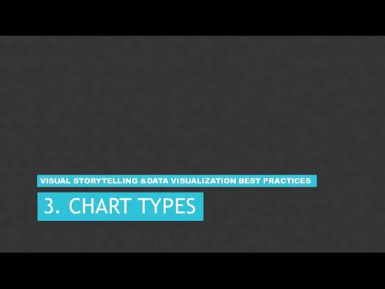 3. CHART TYPES VISUAL STORYTELLING &DATA VISUALIZATION BEST PRACTICES