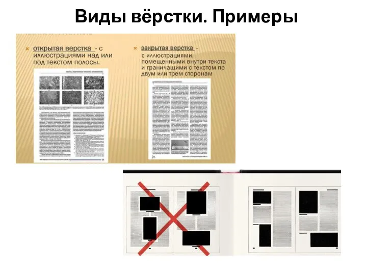 Комбинированная Виды вёрстки. Примеры