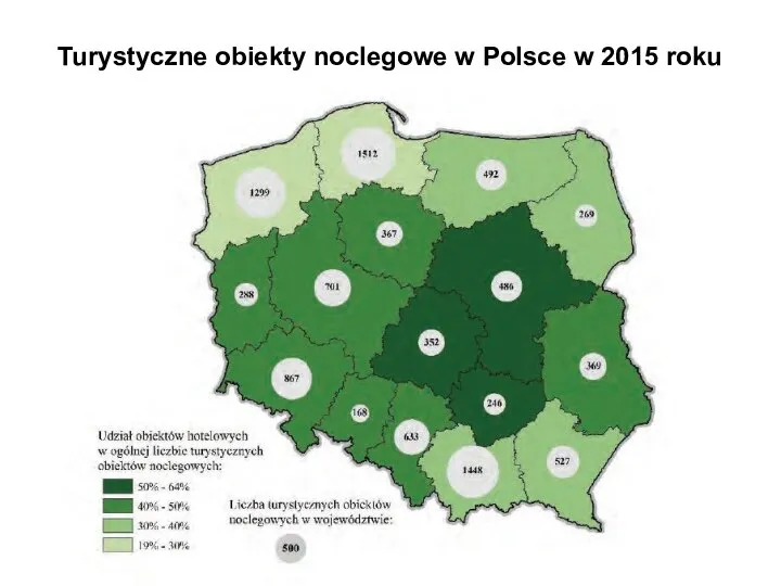 Turystyczne obiekty noclegowe w Polsce w 2015 roku