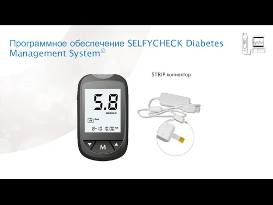 Программное обеспечение SELFYCHECK Diabetes Management System© STRIP коннектор