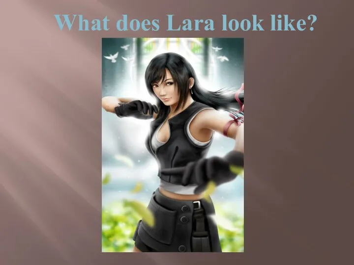 What does Lara look like?