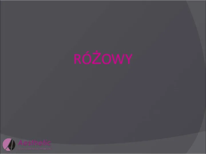 RÓŻOWY