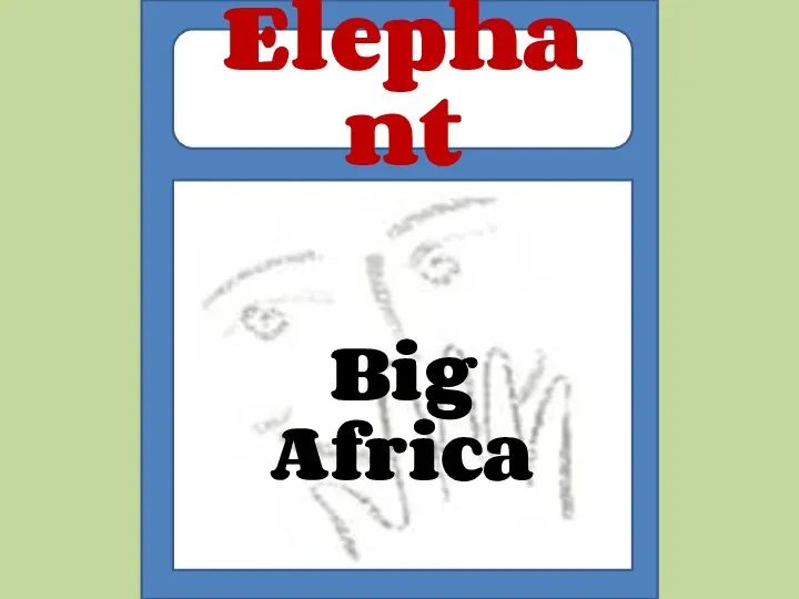 Big Africa Elephant