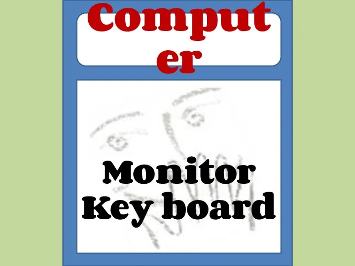 Monitor Key board Computer