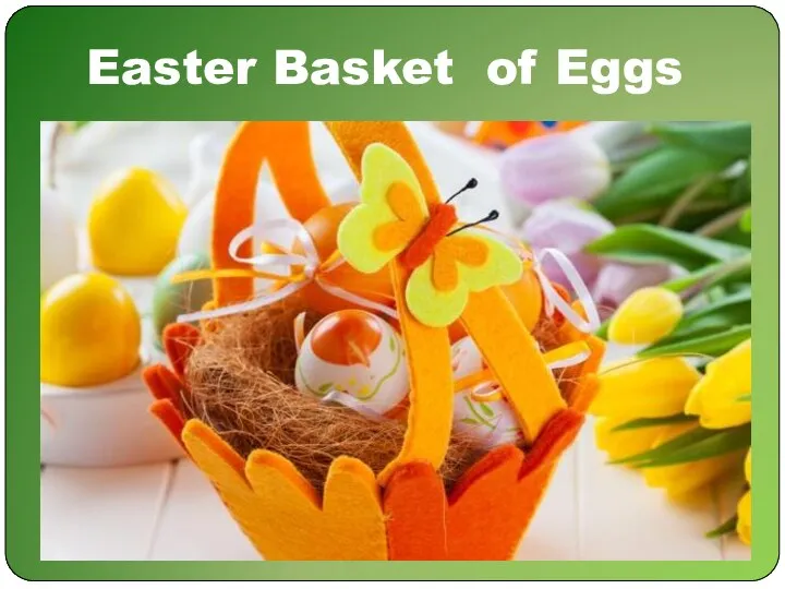 Easter Basket of Eggs