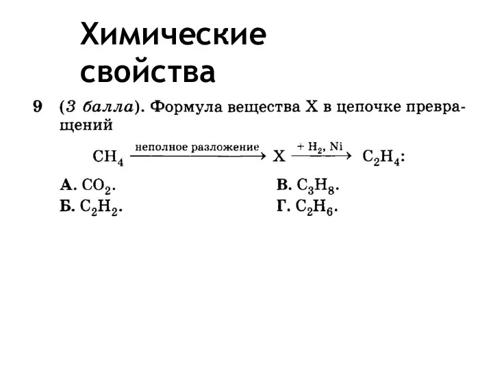 Химические свойства