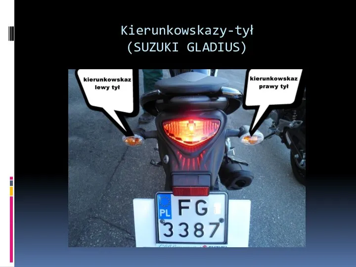 Kierunkowskazy-tył (SUZUKI GLADIUS)