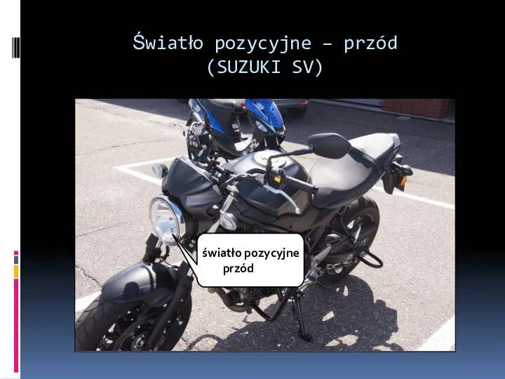 Światło pozycyjne – przód (SUZUKI SV) światło pozycyjne przód