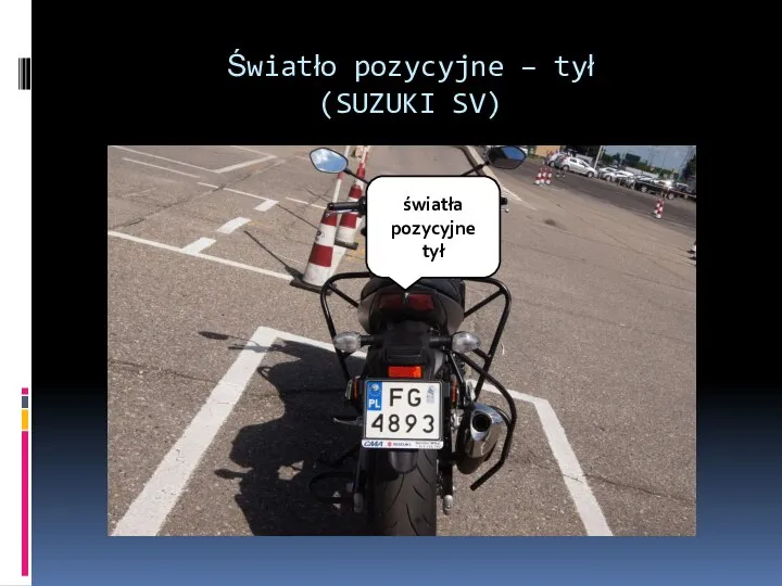 Światło pozycyjne – tył (SUZUKI SV) światła pozycyjne tył