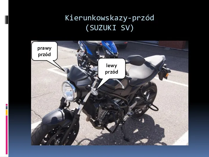 Kierunkowskazy-przód (SUZUKI SV) prawy przód lewy przód