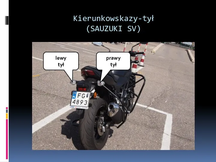 Kierunkowskazy-tył (SAUZUKI SV) lewy tył prawy tył