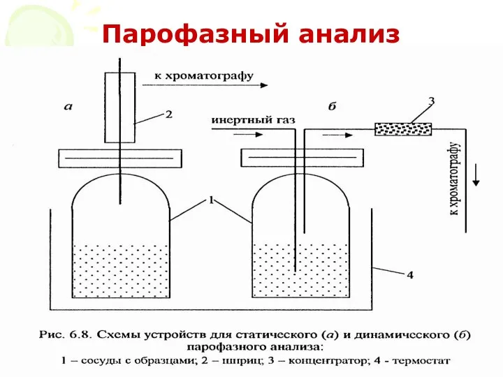 АООС. ЛК. № 10-11. Попова Л.Ф. Парофазный анализ