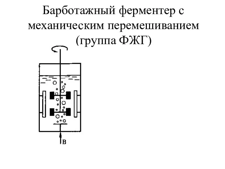 Барботажный ферментер с механическим перемешиванием (группа ФЖГ)