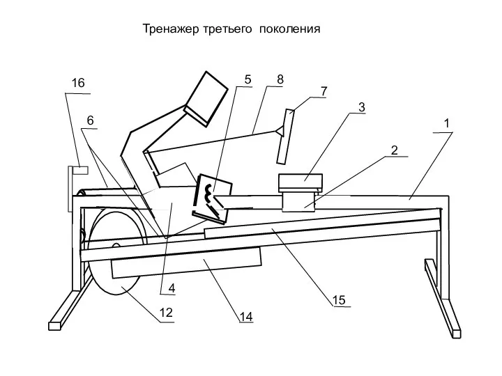 1 2 3 4 5 6 7 8 12 15 14 16 Тренажер третьего поколения