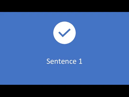 Sentence 1
