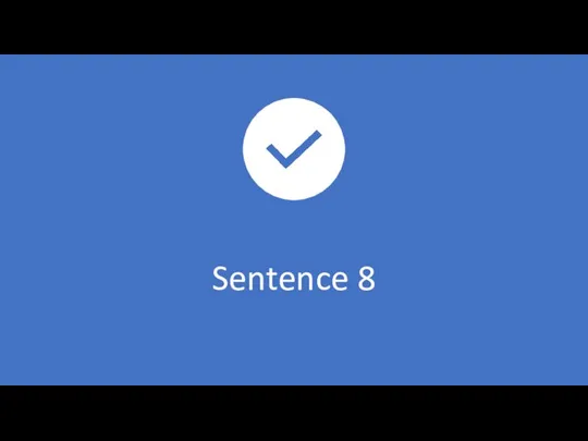 Sentence 8