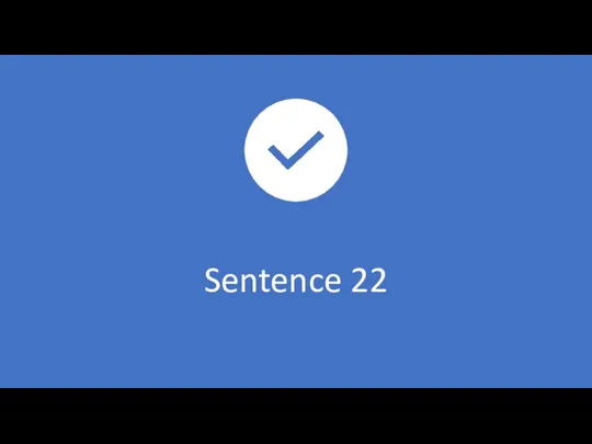 Sentence 22