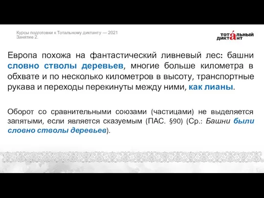 Европа похожа на фантастический ливневый лес: башни словно стволы деревьев, многие больше