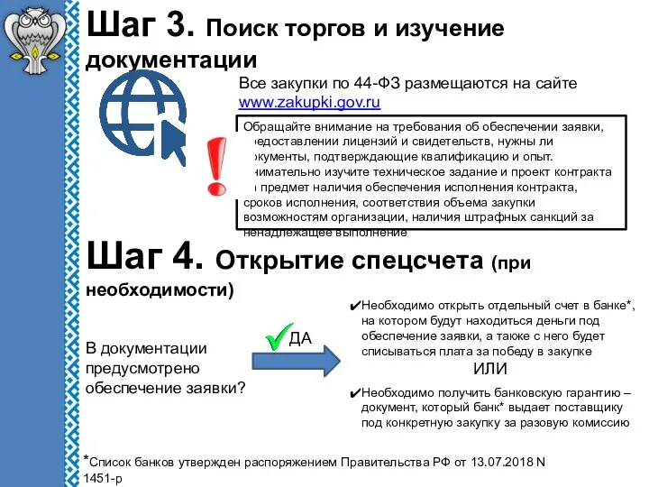 Шаг 3. Поиск торгов и изучение документации Все закупки по 44-ФЗ размещаются