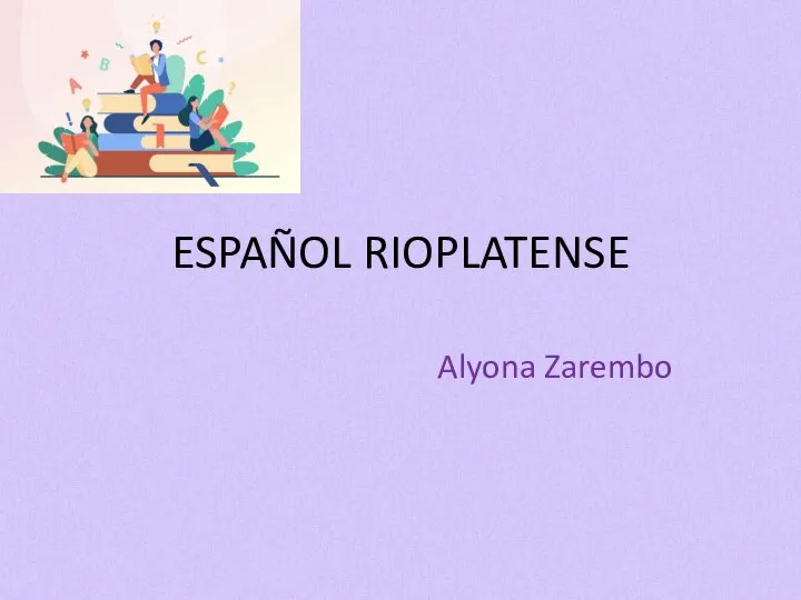 Español rioplatense