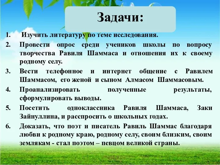 Изучить литературу по теме исследования. Провести опрос среди учеников школы по вопросу