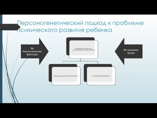 Персоногенетический подход к проблеме психического развития ребенка