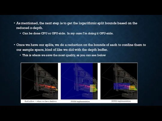 As mentioned, the next step is to get the logarithmic split bounds