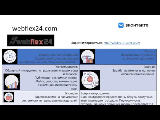 webflex24.com Зарегистрироваться: http://webflex1.ru/ref132509