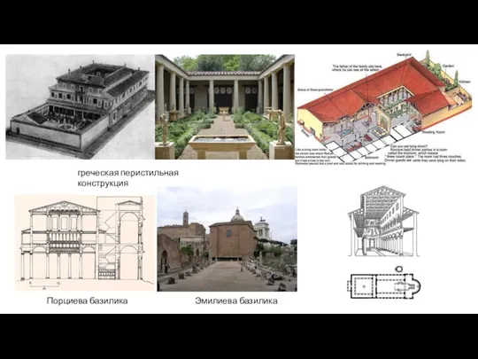 Порциева базилика Эмилиева базилика греческая перистильная конструкция