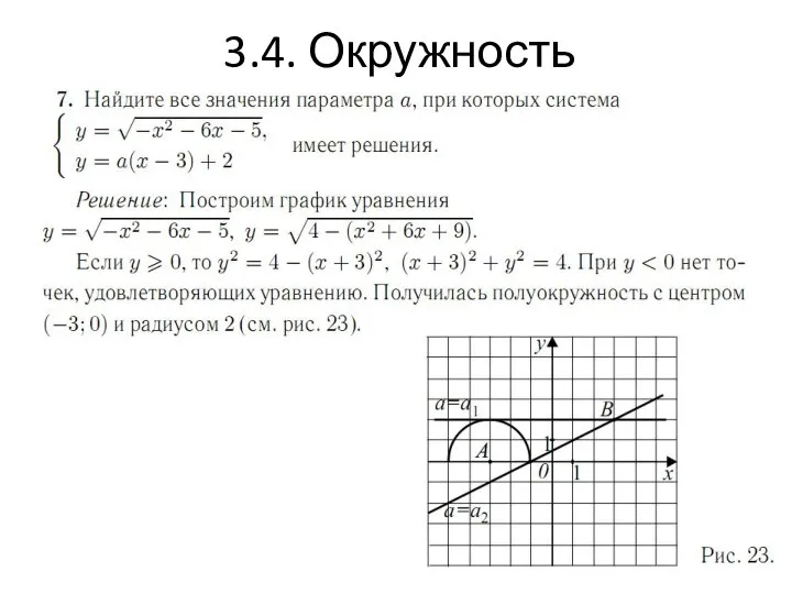 3.4. Окружность