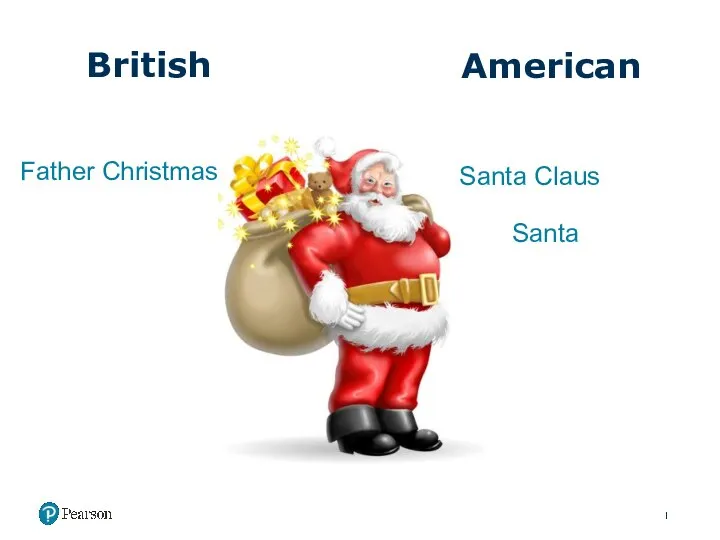 British American Father Christmas Santa Claus Santa