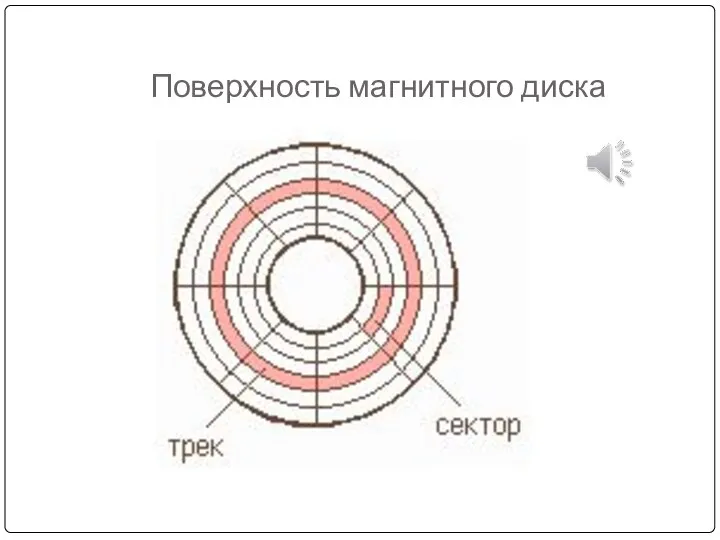 Поверхность магнитного диска