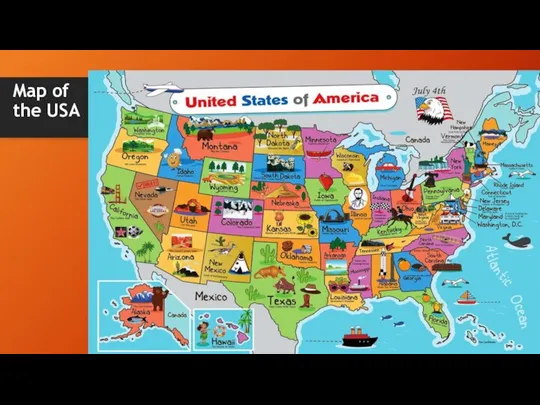 Map of the USA