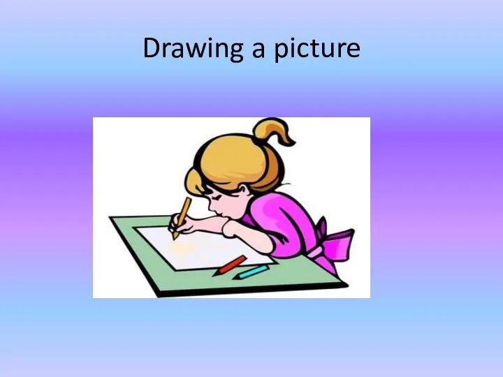 Drawing a picture