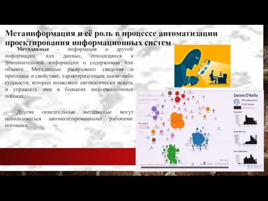 Метаинформация и её роль в процессе автоматизации проектирования информационных систем Метаданные -