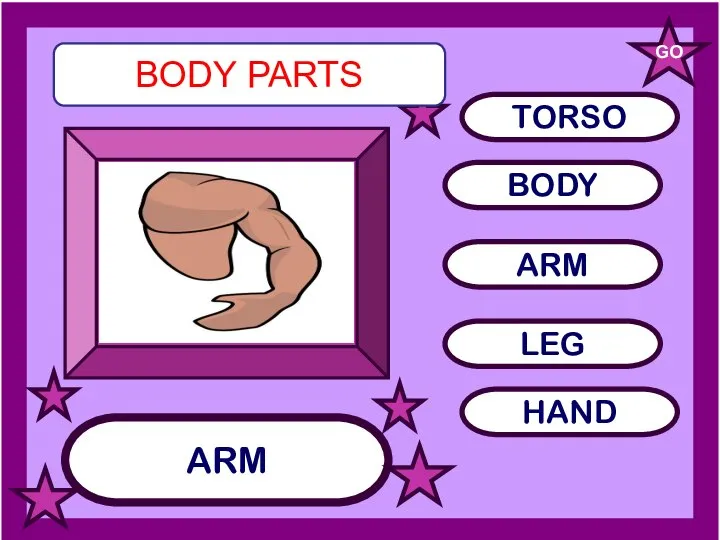 ARM BODY ARM LEG GO BODY PARTS TORSO HAND