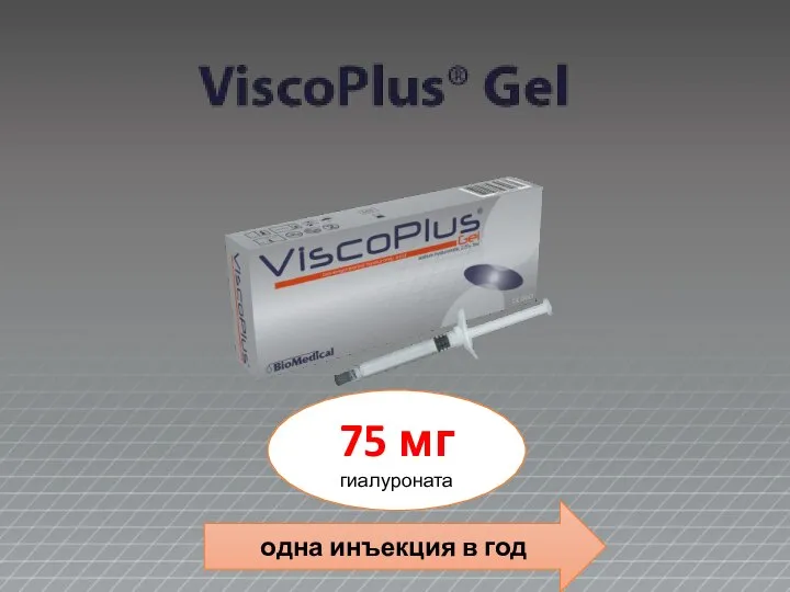 75 мг гиалуроната одна инъекция в год