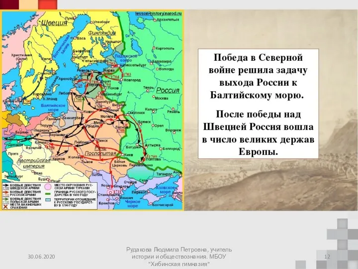 30.06.2020 Рудакова Людмила Петровна, учитель истории и обществознания. МБОУ "Хибинская гимназия"