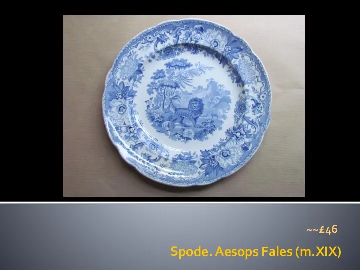 Spode. Aesops Fales (m.XIX) ~~£46